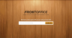 Desktop Screenshot of frontoffice.com